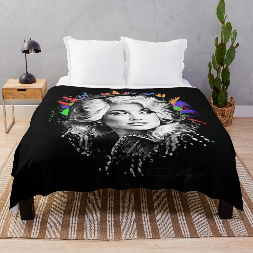 

Retro Vintage Dolly Parton's Gifts Throw Blanket Summer Bedding Blankets Thermal Blankets For Travel Extra Large Throw Blanket