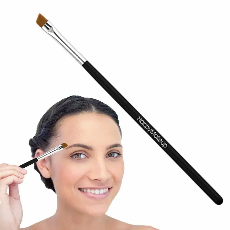 

2/5pcs Eyebrow Brush Single Beveled Wooden Handle Eyebrow Brush Eye Powder Foundation Brush Eyebrow Makeup Brush