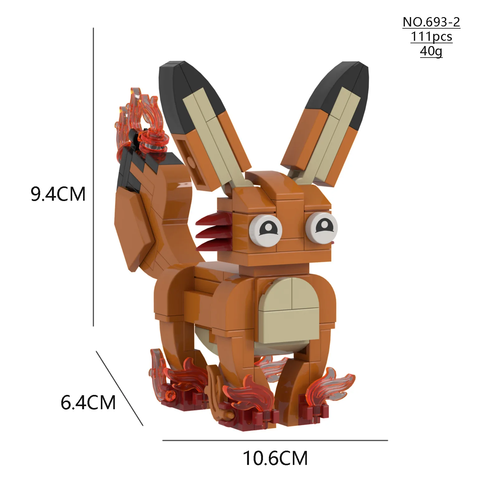 Фото MOC Palworld Игра Elated Модель Фигурки Строительные Блоки DIY Сборка Кирпичей Дизайнерские Игрушки Взрослые Подарки На День Рождения Маленькие Частицы №5