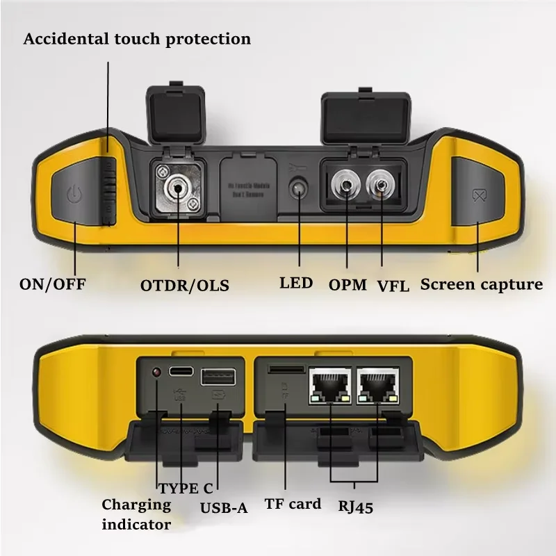 2024 НОВЫЙ OFW OTDR 1610 нм Волоконно-оптический рефлектометр с сенсорным экраном и