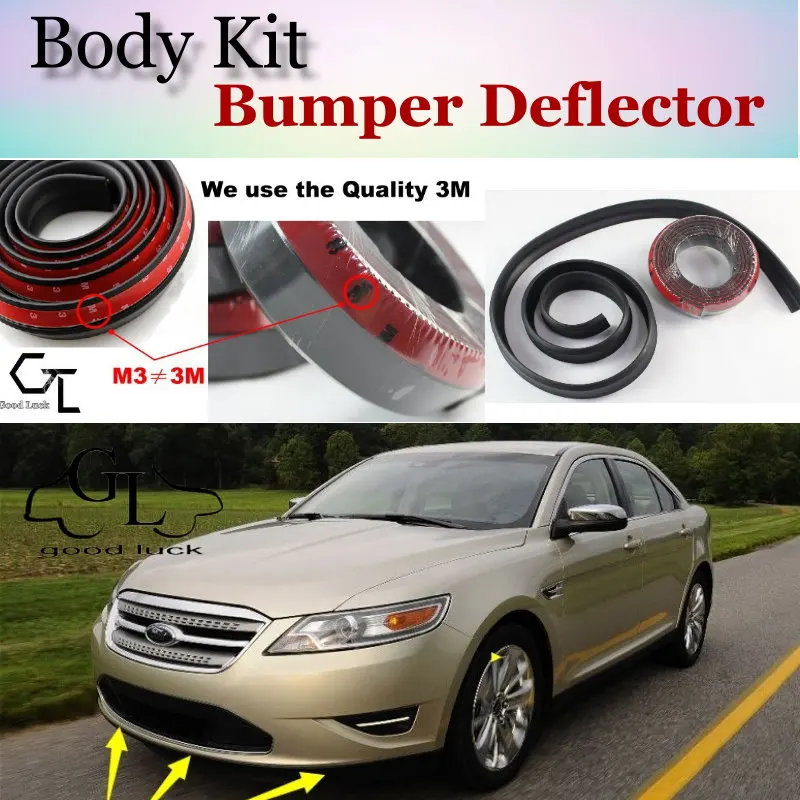 

Дефлектор губ для бампера, губы для платформы Ford D3, передний спойлер, юбка для удачи, Friens, настройка обзора автомобиля/комплект кузова/полоса