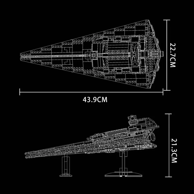 Звездный фильм серия K106 победа класс звезда Разрушитель Крейзер модель