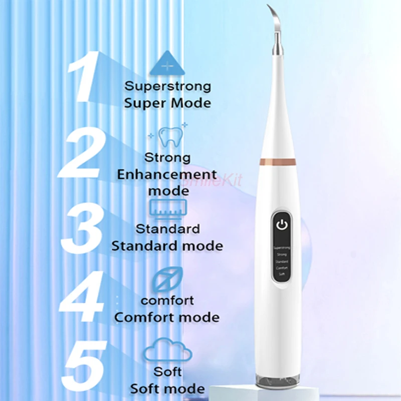 

Ультразвуковой ороситель для полости рта, портативный Перезаряжаемый очиститель зубов, зубной ороситель для зубов, электрическое ультразвуковое удаление пятен, татарного камня