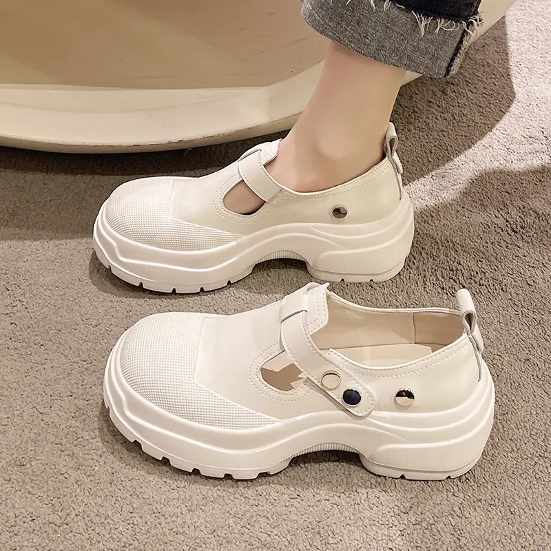 

Женские туфли-оксфорды с круглым носком, 2022