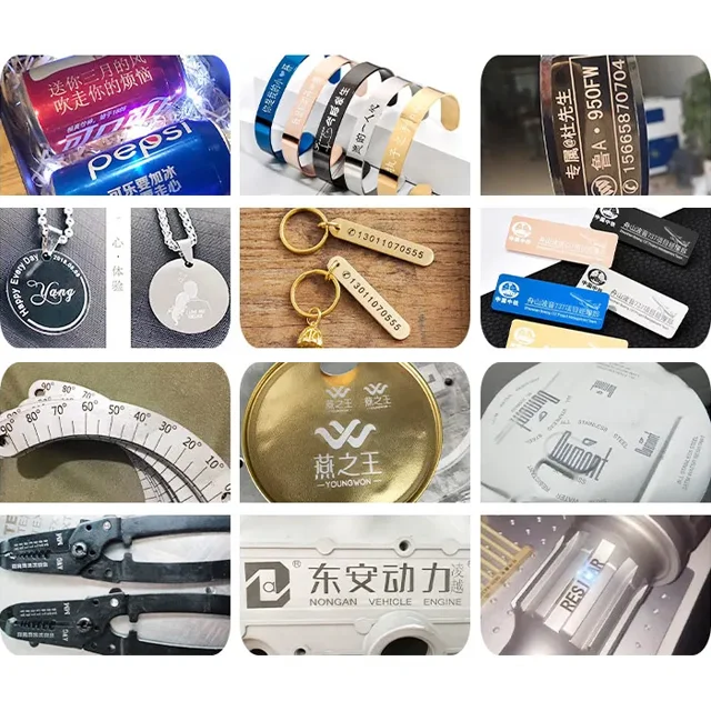 Ручной принтер для идентификационных карт Hwleic Lazer Engraving 20 Вт 30 50 Малая маркировка