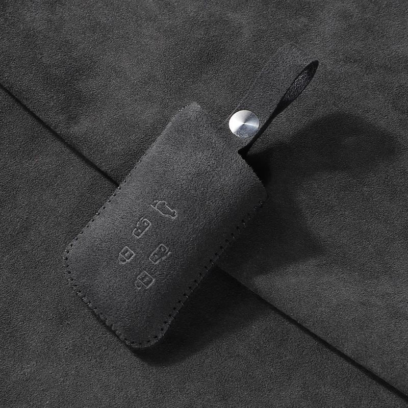 Замшевый Чехол для автомобильного ключа 5 кнопок чехол Lexus LM350h LM500H 2023 2024