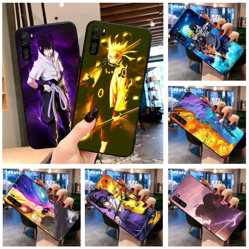 

Naruto Uzumaki Uchiha Sasuke Phone Case for Huawei P20 P30 P40 lite E Pro Mate 40 30 20 Pro P Smart 2020 P10