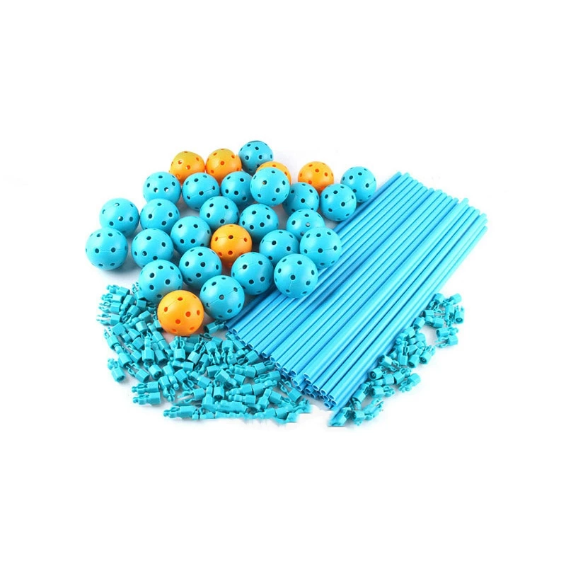 

85 Pcs Kids Construction Fort Building Kits Castles Tunnels Play Tent DIY Building Outdoor Sports Games Toys