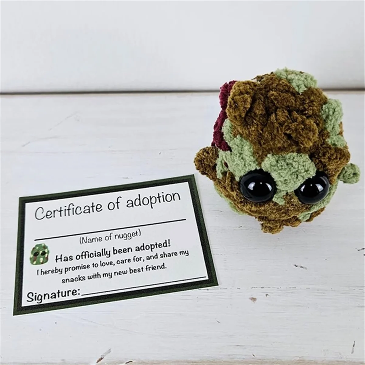 Плюшевые игрушки ручной работы Adopt A Weed в банке плюшевые Little без карты