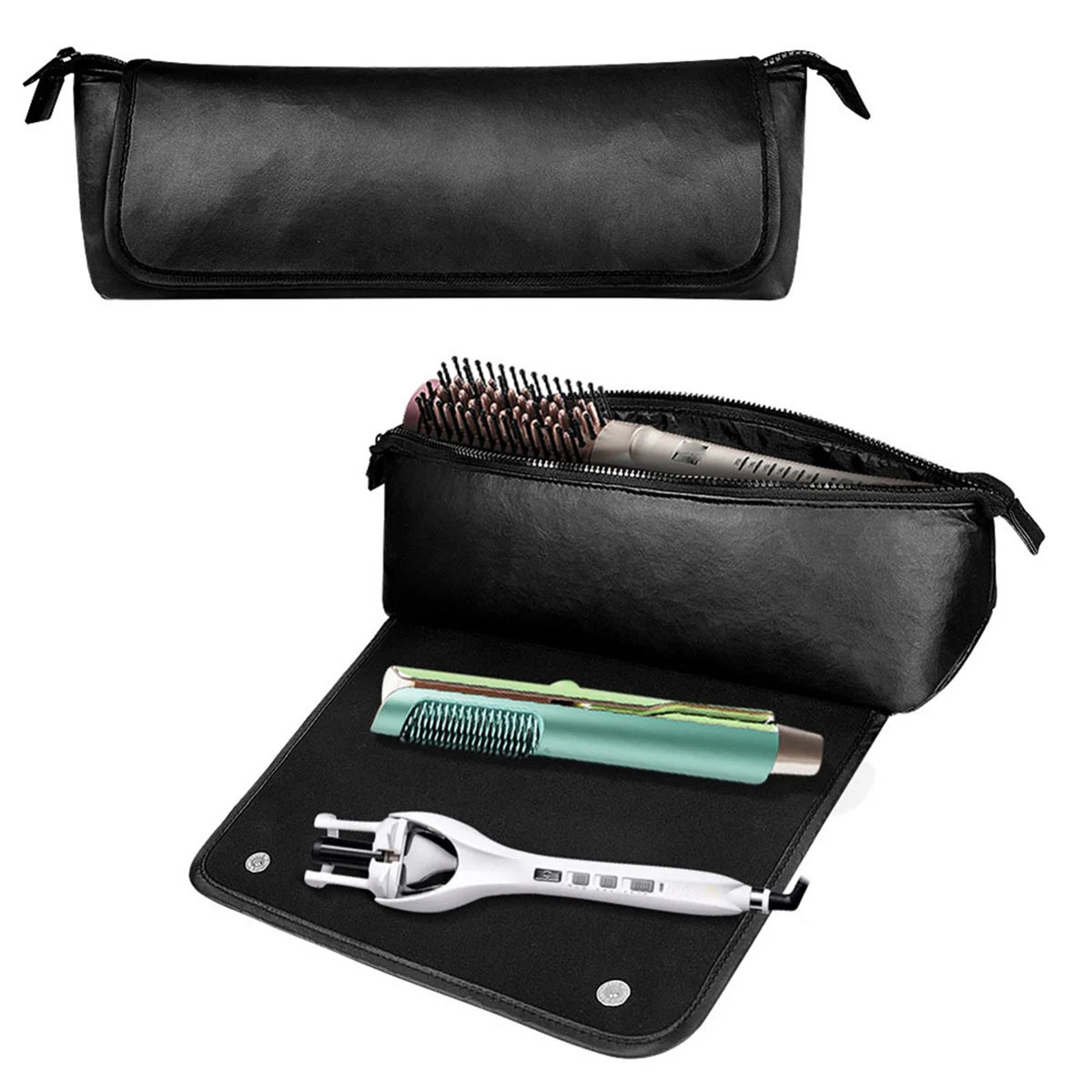 Дорожная сумка для инструментов волос щипцы завивки выпрямитель 2-в-1 дорожная