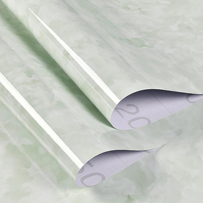 

10M Marble Tinfoil Wallpaper Self Adhesive Vinyl Sheet Solid Color For Desktop Modern Furniture Living Room Home Decor Stickers