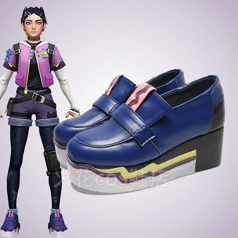 Новая игра обувь в стиле аниме для косплея сапоги Valorant Clove реквизит вечеринки на