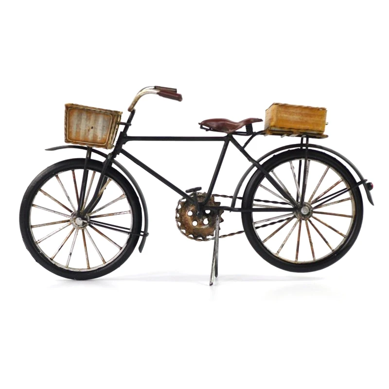

Model Bicycle Metal Simulation Adult Collection Ornament Toys For Children Christmas Halloween Gift