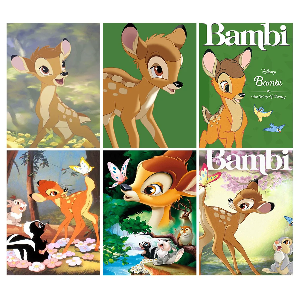 

Diamond Painting Disney Fawn Bambi Cartoon Animals New Arrivals Deer Hobby Art 5D DIY Mosaic Embroidery Handicraft Home Decor