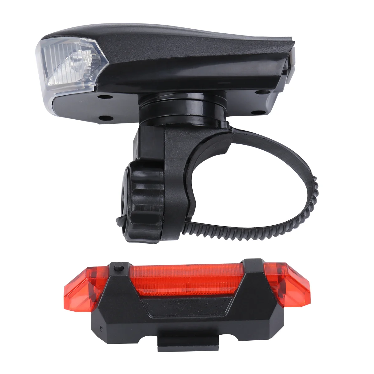 

2pcs Bike Front And Tail USB Rechargeable Handlebar Lights Bike Brake Taillights Night Riding Bike Tail