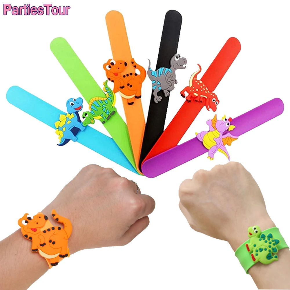 3 шт. детский резиновый браслет в виде динозавра |