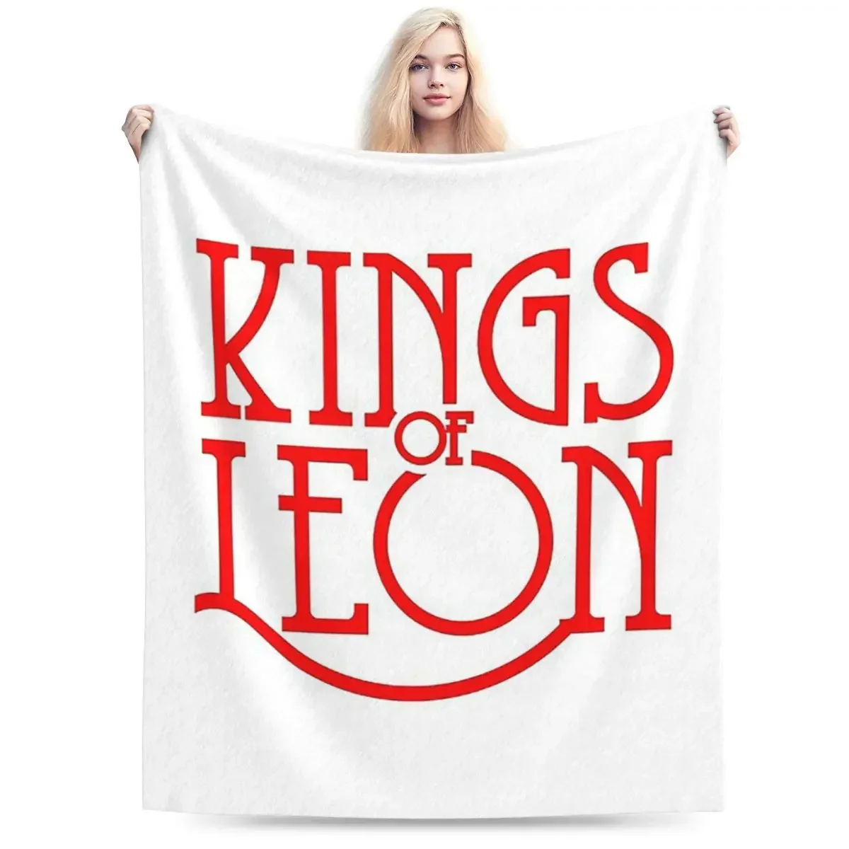 Одеяло с лучшим логотипом Короли Леона мягкое теплое Фланелевое покрывало