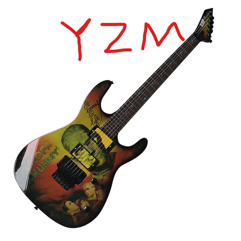 Guitar ESP double swing guitar closed pickup unique single package mail freezing price. | Electric