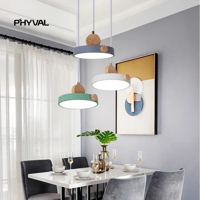 Подвесная лампа в скандинавском стиле Оригинальная для гостиной спальни