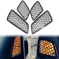 pokhaomin motorcycle front rear turn signal light indicator case net cover protector for gts 125 250 300 2017 2019