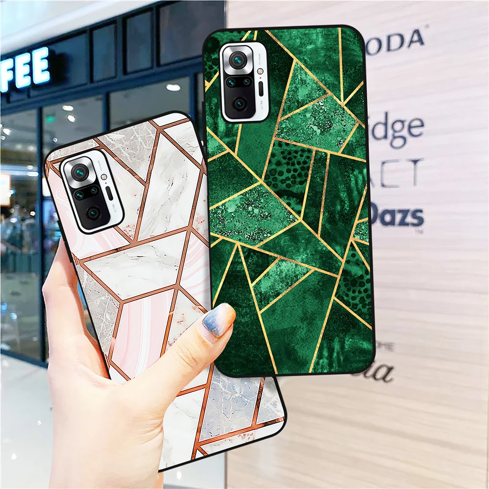 

Marble Cover for Xiaomi Redmi Note 10 Pro Max 10T 11 4G 10S 9 Prime 9T 8 T 7 9A 9C 9i 8A Poco X3 Pro NFC M3 M4 Pro 5G Phone Case