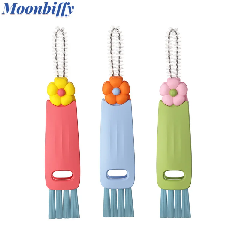 

Baby Bottles Brush Milk Bottle Brush Cup Cover Cleaning Brush Portable Cleaning Brush Flower Bottle Cleaner Biberones Para Bebe