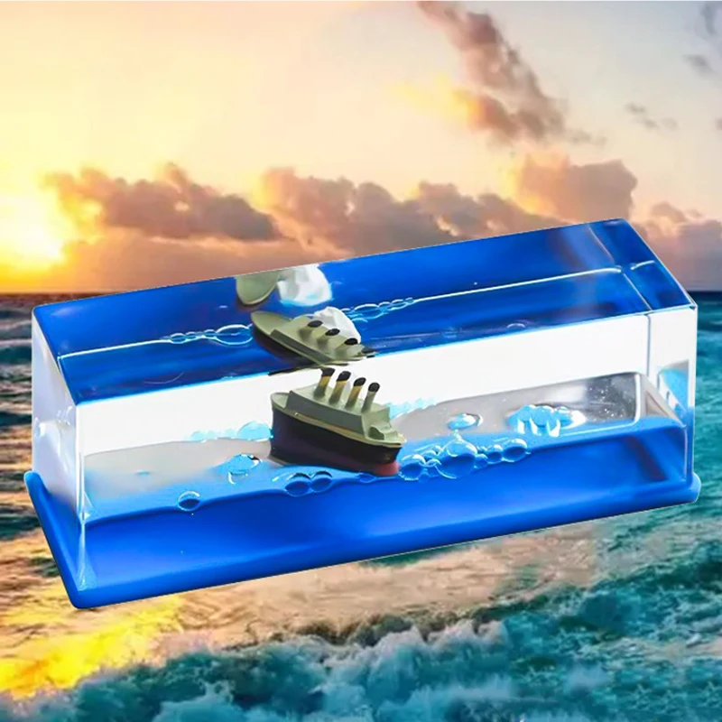 Круизное Судно бутылка для жидкости дрифта Титаник украшение рабочего стола №