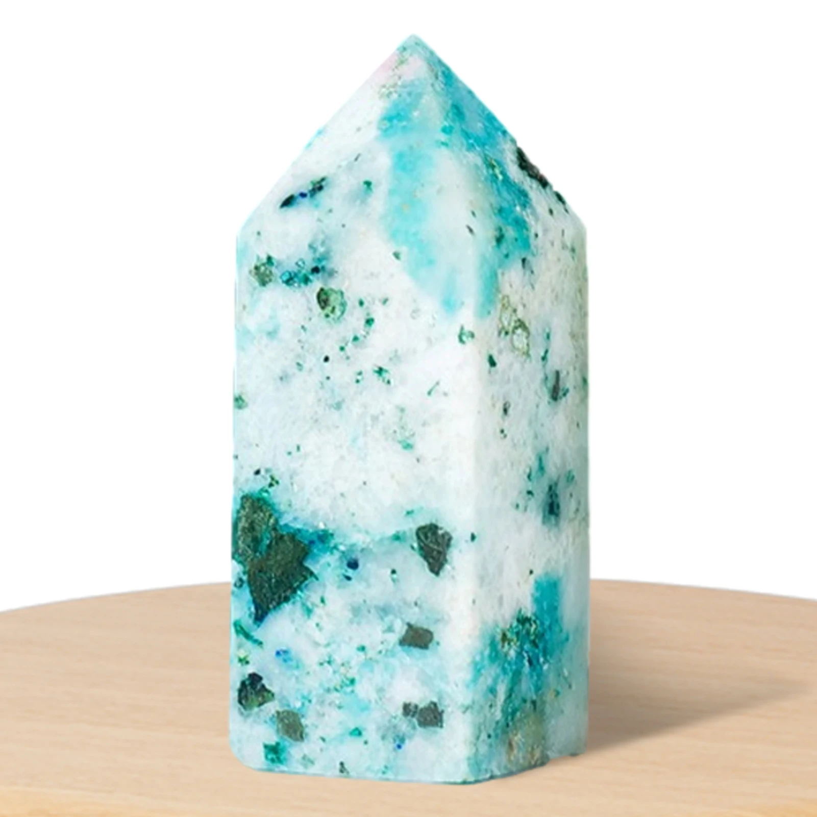 

Phoenix Stone Wand Green Phoenix Healing Quartz Natural Phoenix Stone Crystal Point Wand Obelisk Reiki Healing Gem