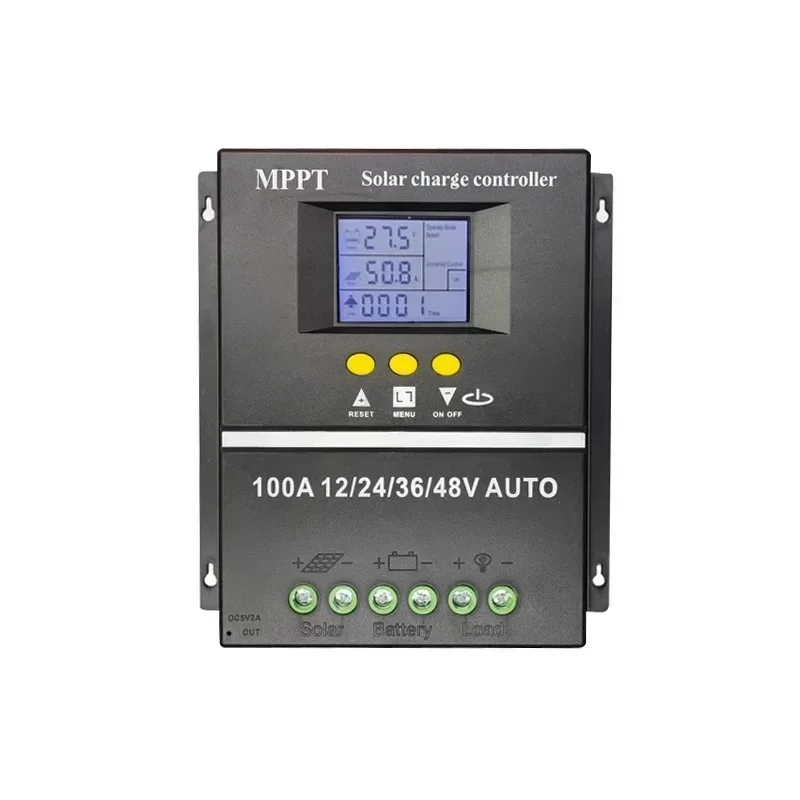 Солнечный контроллер 60A 80A 100A MPPT 12В 24В 36В 48В свинцово-кислотная литиевая батарея