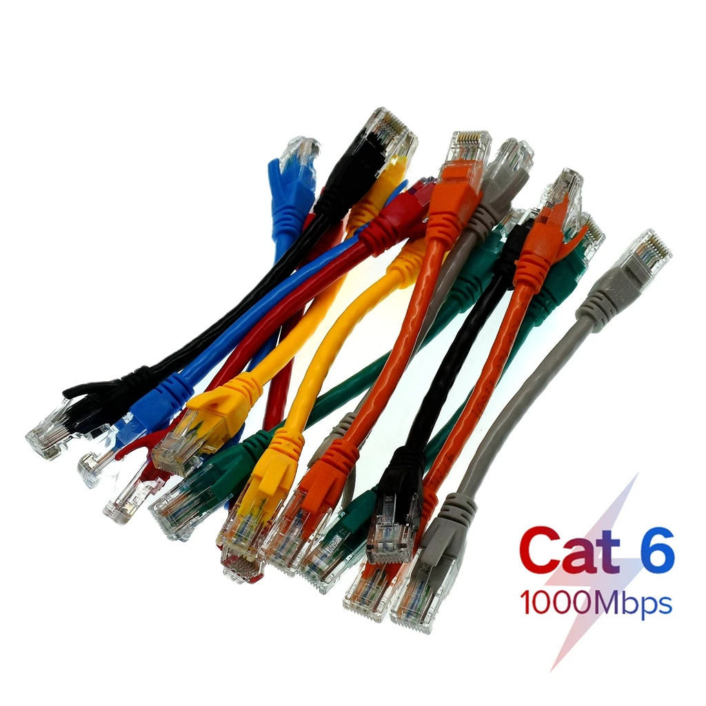 Короткий сетевой кабель RJ 45 Ethernet Cat6