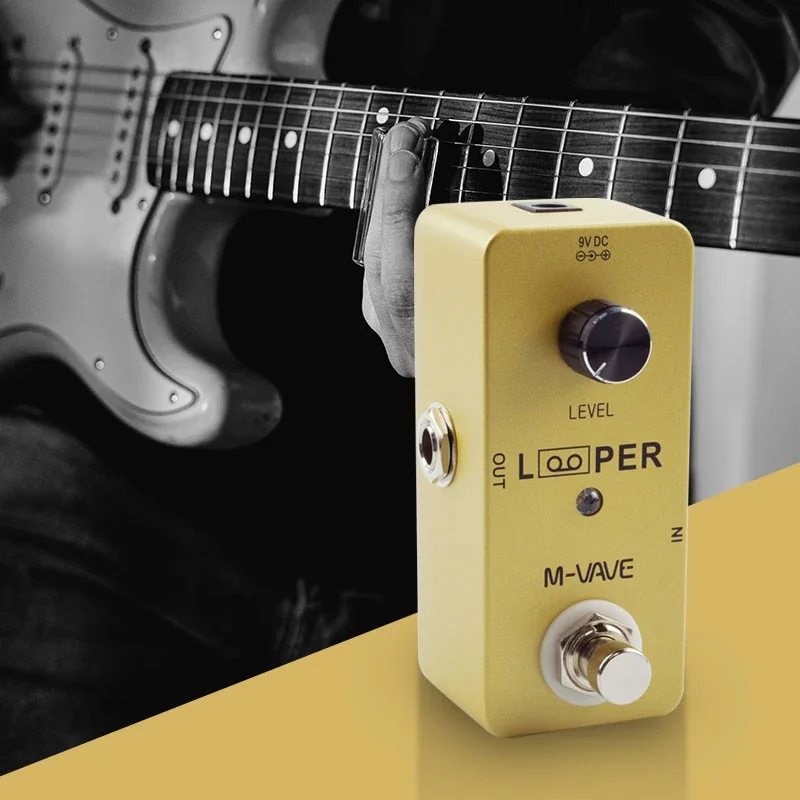 Педаль эффектов для гитары M-VAVE MINI LOOPER Макс. 5-минутное время записи