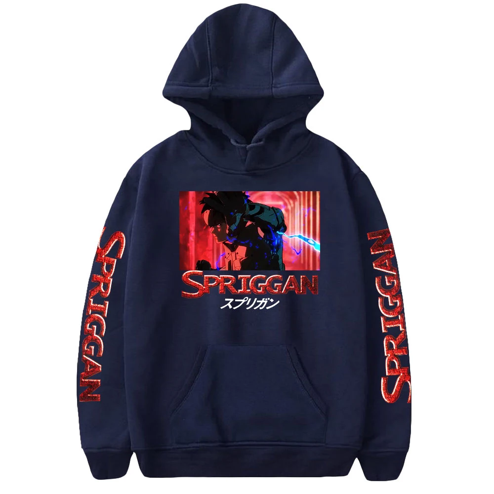 Spriggan аниме толстовка с длинным рукавом для мужчин и женщин толстовки Бесплатная
