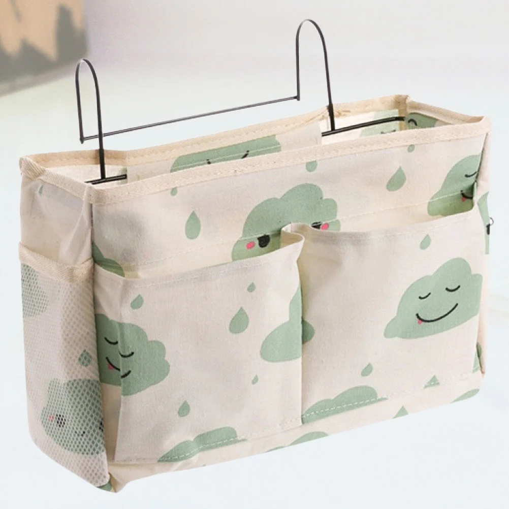 

Bedside Bag Hanging Bed Storageholder Organizer Remote Organiser Pocket Dorm Control Pouch Felt Magazinebaskets Armchair Tidy