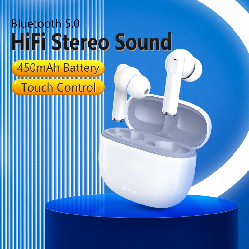 

Pro TWS Earphones Wireless Bluetooth 5.1 Sport Noise Reduction Headphones with Mic Touch Control 2022 New Ear Phones