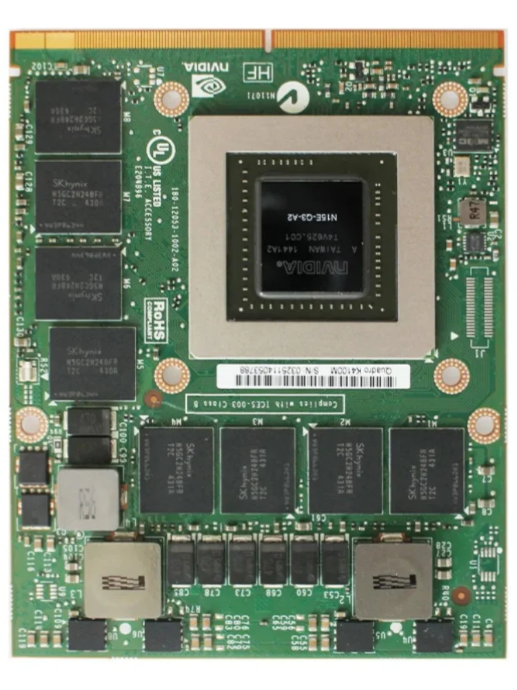 Фото Видеокарта Quadro K4100 K4100M GDDR5 4 ГБ N15E-Q3-A2 с X-образным кронштейном для Dell HP Apple iMac A1312 27-дюймовый 2010-2011 годов выпуска №1