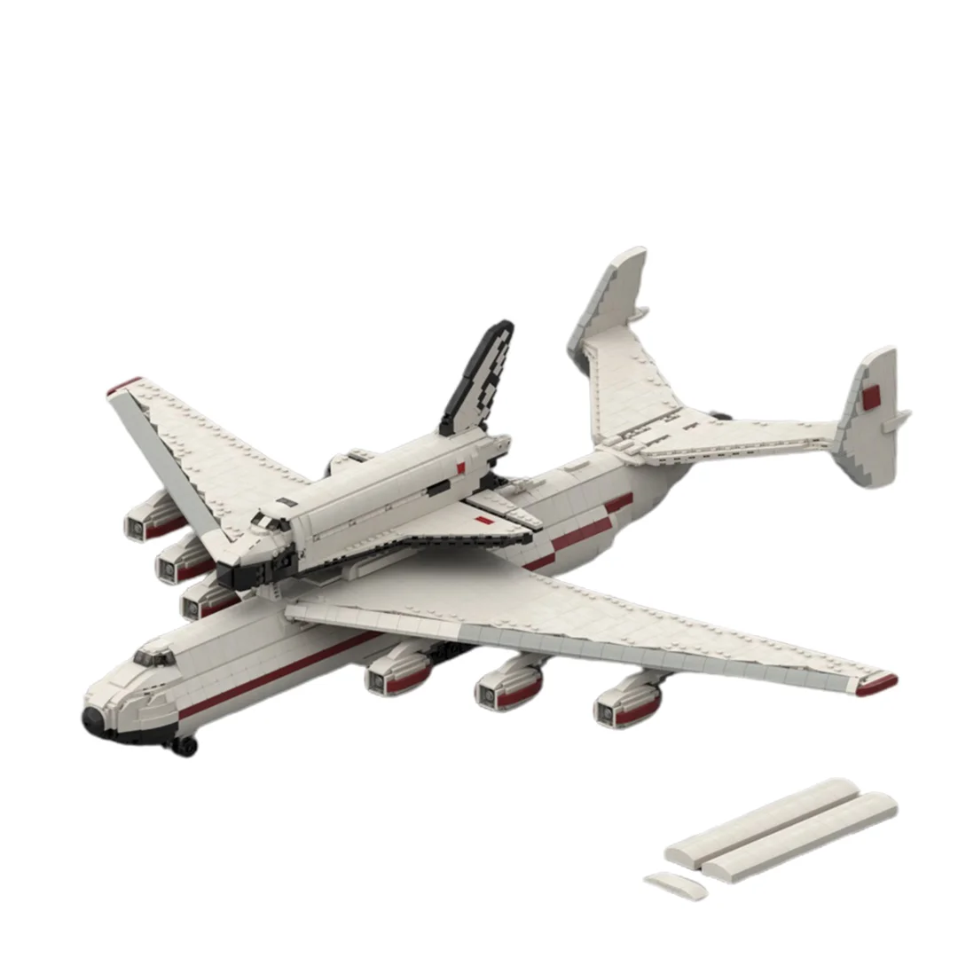 

MOC-95312 1:110 Buran with Antonov AN-225 Carrierplane Building Block Model Spliced Toy Puzzle Kids Gift