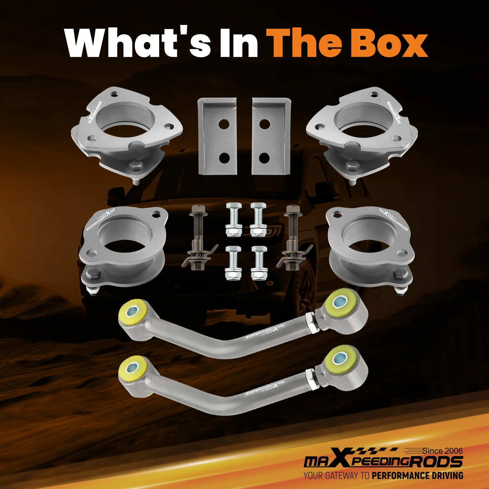 2-дюймовый передний задний подъемный комплект прокладок для Jeep Compass Patriot MK 2007-2017