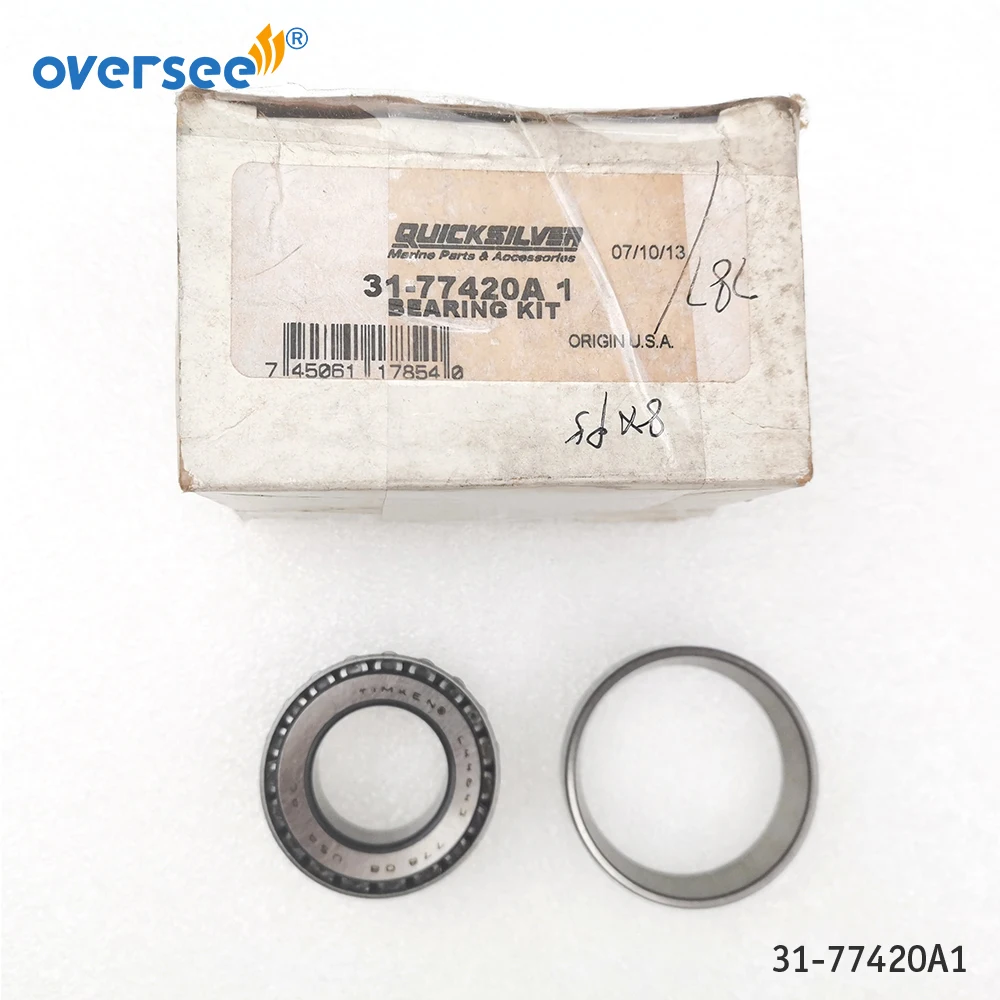 31-77420A1 Bearing Kit For Mercury Outboard Motor Force Quicksilver 70/75/90/105/120/135HP Chrysler 31-77420A0; 8M0166756
31-77420A1 Bearing Kit For Mercury Outboard Motor Force Quicksilver 70/75/90/105/120/135HP Chrysler 31-77420A0; 8M0166756