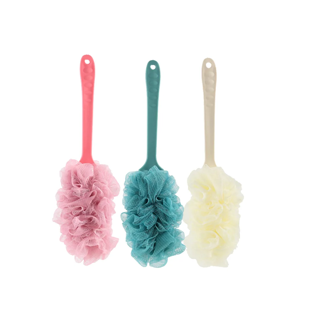 

Loofah Sponge Mesh Bath A Shower Brush Natural Pouf Scrubber Body Exfoliating Luffatowl Scrub Exfoliatorhandle Bathroom