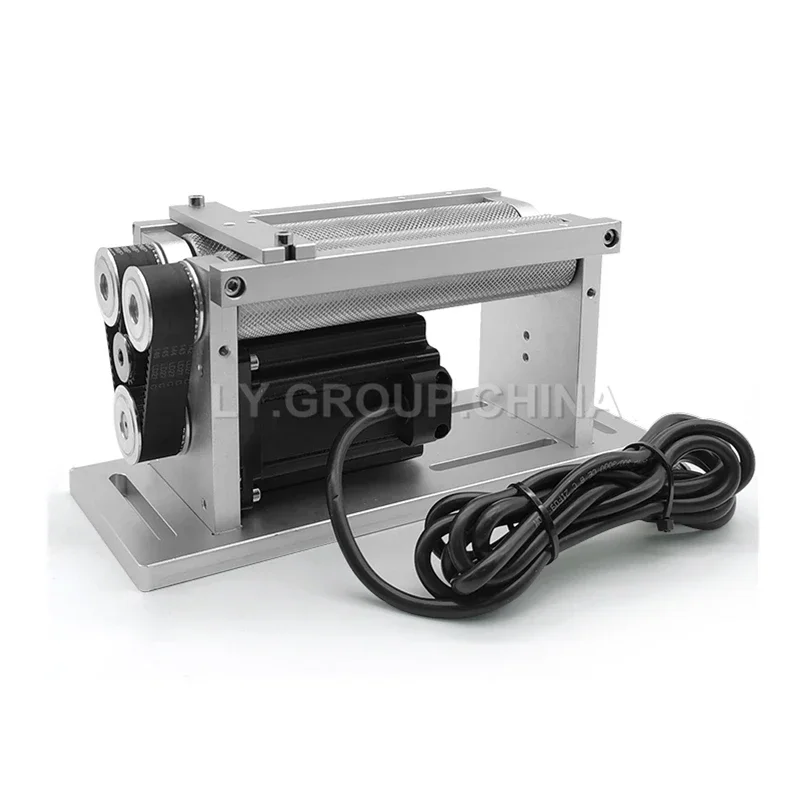 Волоконно-лазерная маркировочная машина вращающаяся роликовая ось с длиной 230 мм