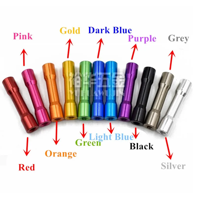 10pcs M3 Aluminum standoffs Stud M3*10/15/20/25/28/30/35mm Double head Round aluminum alloy standoff spacer Pillar for RC Parts - купить по
