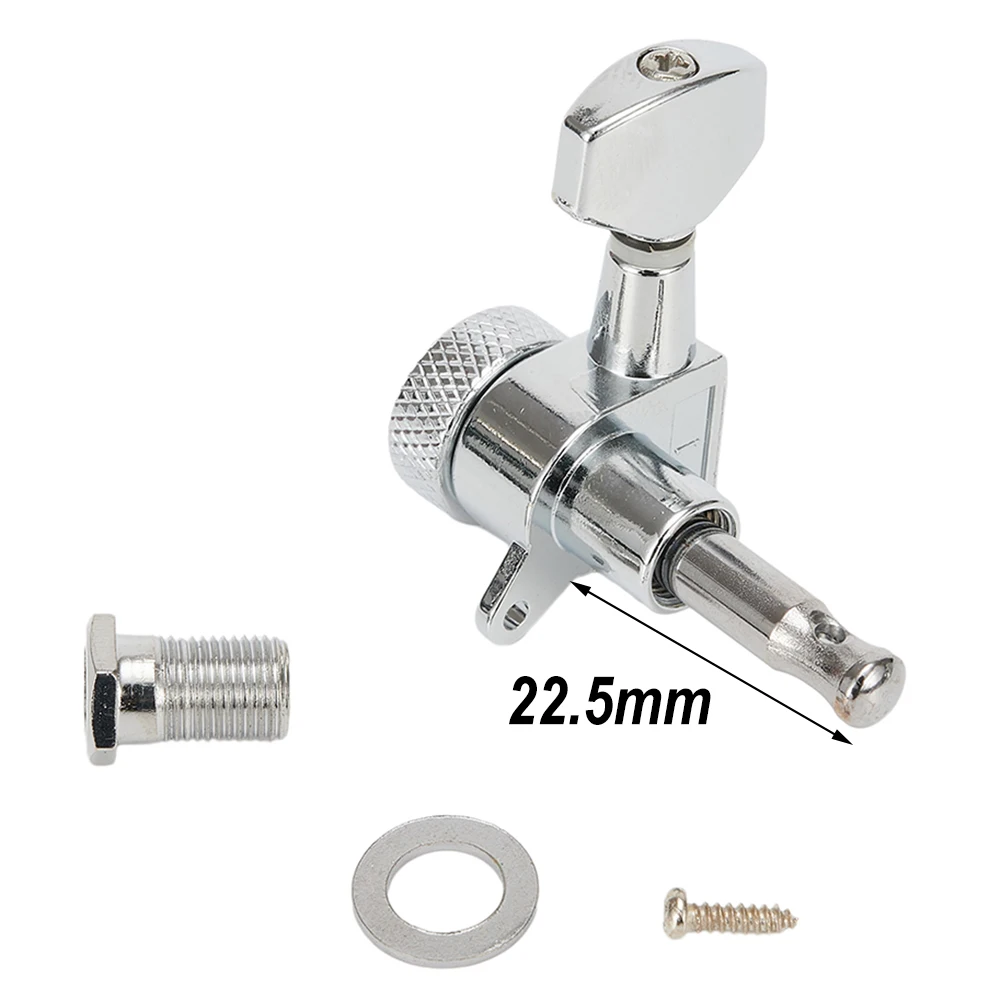 

Strings Guitar Locking Tuners Guitar Metal Alloy Silver TL Style 6-inline Tuners Set Electric Guitars For Strat