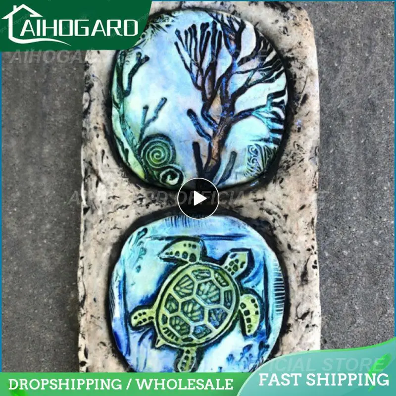 

Starry Sky Ocean Garden Sculpture Decoration-Wall Art Resin Statue Door Yard Decorative Ornament,Garden Sculpture Nature Totem