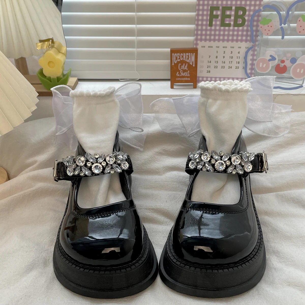 

Туфли Lolita, элегантные туфли на платформе, милое сердце, Мэри Джейн, японский Униформа JK, высокий каблук, для колледжа, для девушек, мягкая жен...