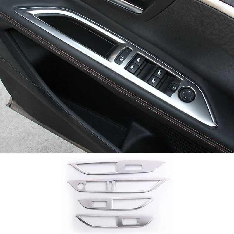 

Кнопка переключателя подъема окна автомобиля, крышка панели для Peugeot 3008 5008 GT Hybrid 2017 2018 2019 2020 2021 2022 2023 аксессуары