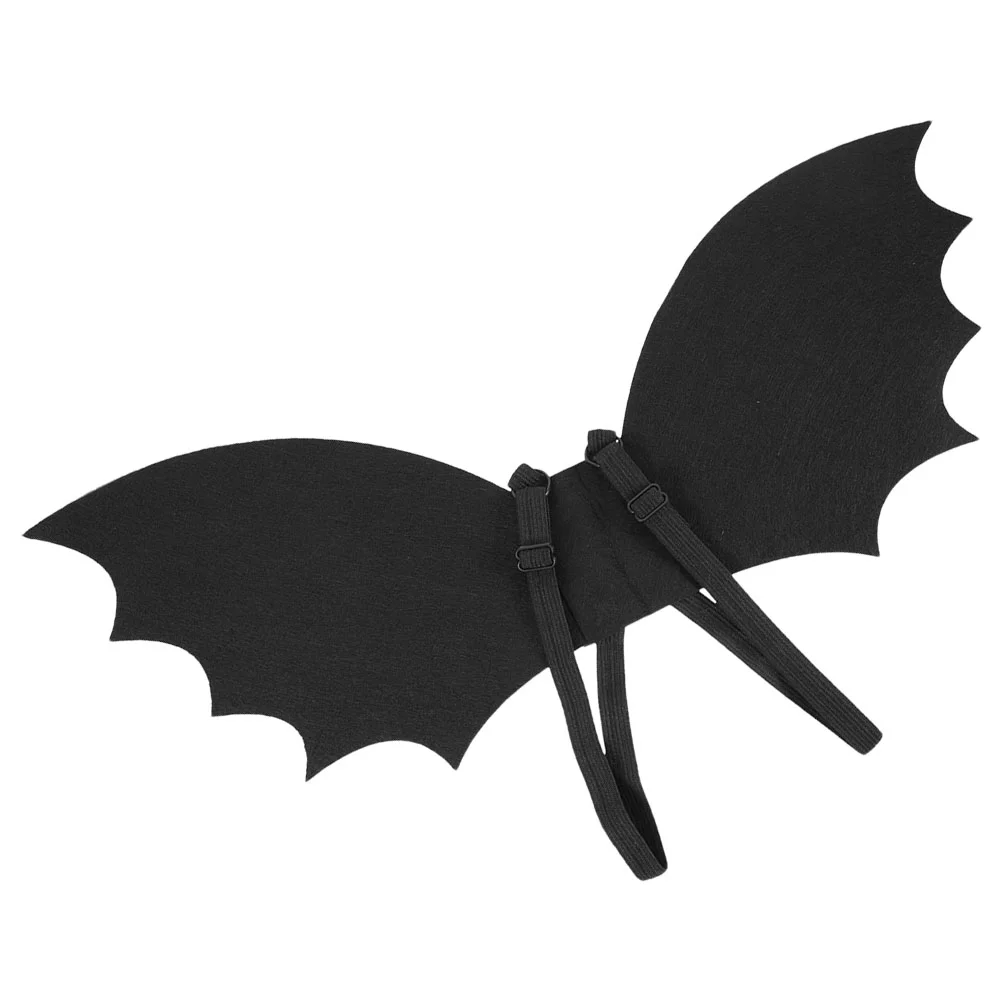 Костюм с крыльями летучей мыши для взрослых вечеринка на Хэллоуин черное
