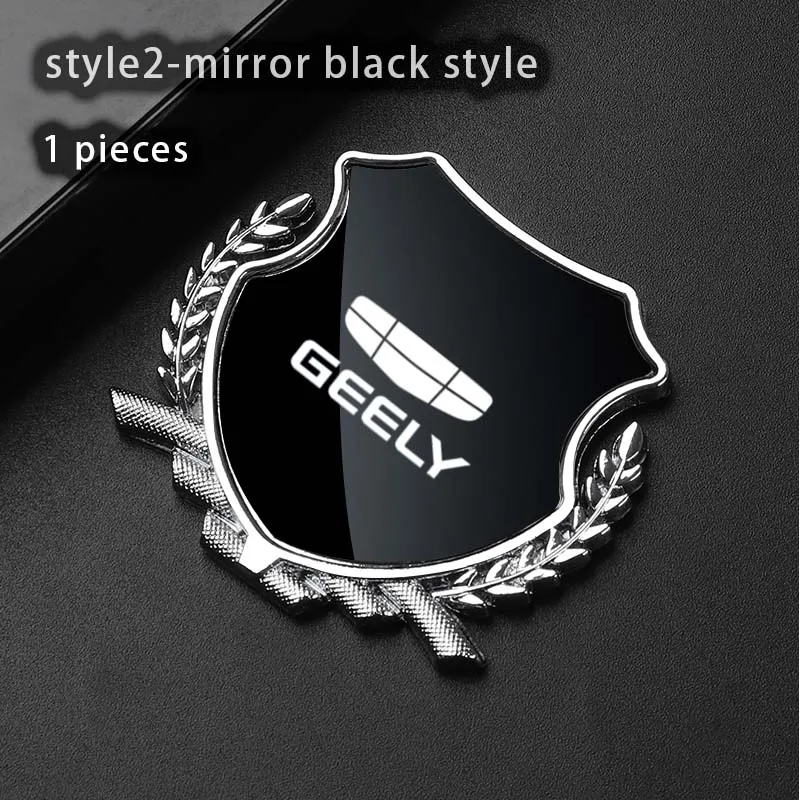 

Боковой знак модификации автомобиля, треугольная металлическая наклейка для Geely GX3 GX2 GX7 Pro Atlas Coolray Cross Emgrand C, аксессуары 2023 2024