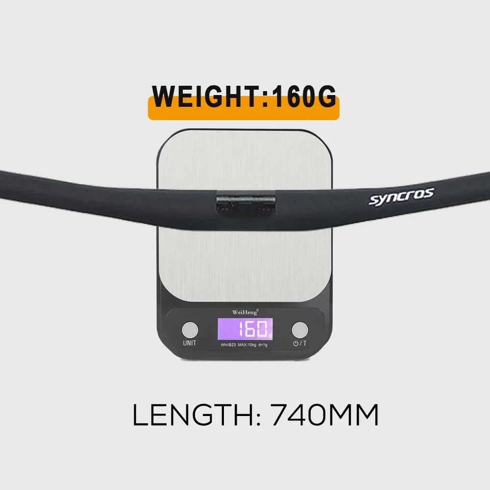 Syncros углеродное волокно Mtb руль 9 градусов 31 8 мм для горного велосипеда матовый