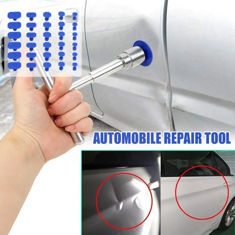 

Car Dent Repair Gasket Glue Tabs Dent Lifter Tools Car Sheet accessories Metal Puller Repair Free Removal Paintless Hail Pi O3L9