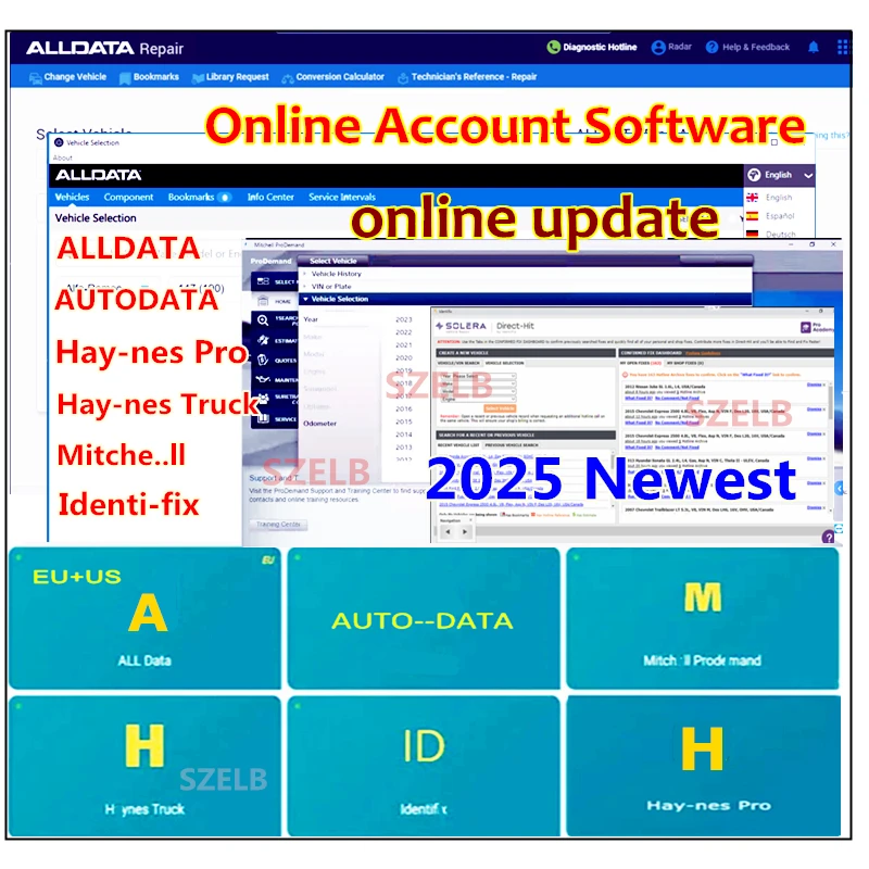 Фото Онлайн-аккаунт 2025 года для Alldata, Auto-data, Mit..chell, hay-nes pro, Identi-fix, All Data Workshop Онлайн-обновление Работа идеально №1